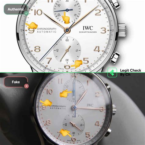 how to spot fake iwc portofino|authenticity check for iwc.